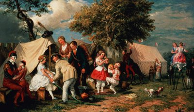 Das Lager der Akrobaten, Epsom Downs von William Parrott